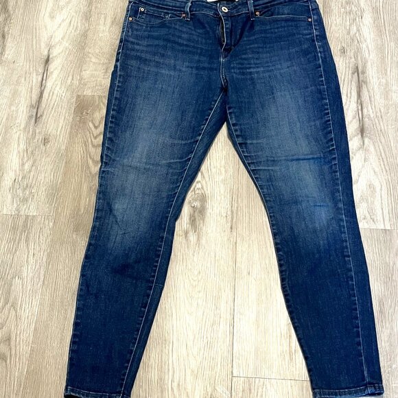 Levi's Mid Rise Skinny Jean Blue Denim Size 12M - Picture 2 of 7